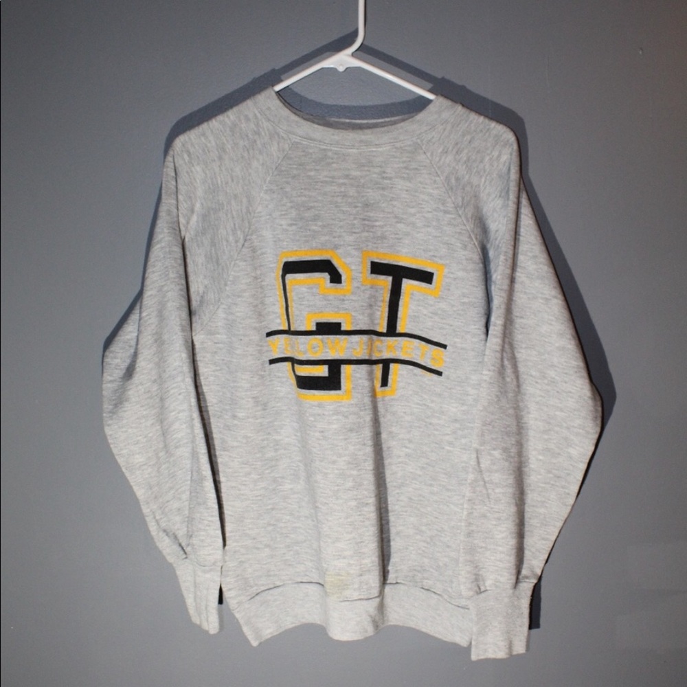 Vintage Georgia Tech Mens L Crewneck